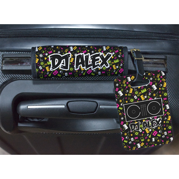 Music DJ Master Luggage Wrap & Tag