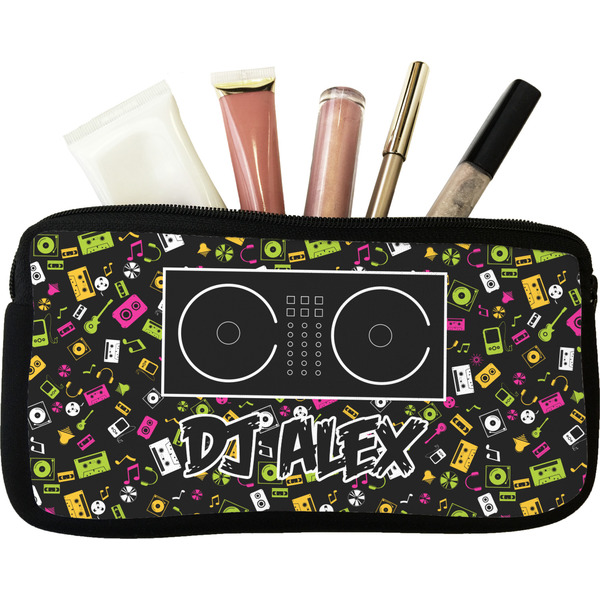 Custom Music DJ Master Makeup / Cosmetic Bag (Personalized)