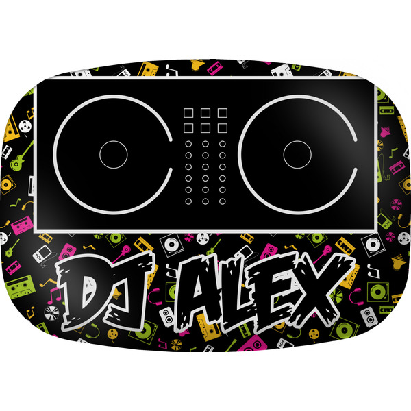 Custom Music DJ Master Melamine Platter w/ Name or Text