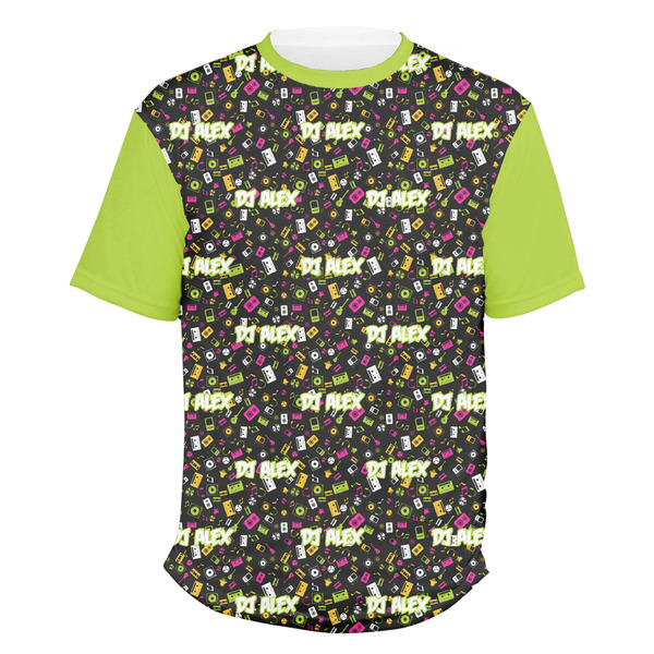 Custom Music DJ Master Men's Crew T-Shirt (Personalized)