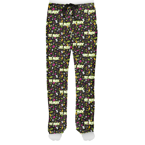 Music DJ Master Men's Pjs Front - on model