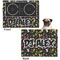 Music DJ Master Microfleece Dog Blanket - Regular - Front & Back