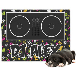 Music DJ Master Dog Blanket (Personalized)
