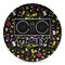 Music DJ Master Microwave Safe Plastic Plate - Composite Polymer (Personalized)
