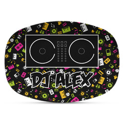 Music DJ Master Plastic Platter - Microwave & Oven Safe Composite Polymer (Personalized)