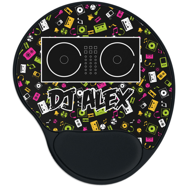 Custom Music DJ Master Mouse Pad with Wrist Support