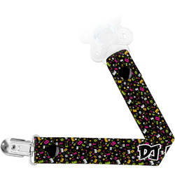 DJ Music Master Pacifier Clip (Personalized)