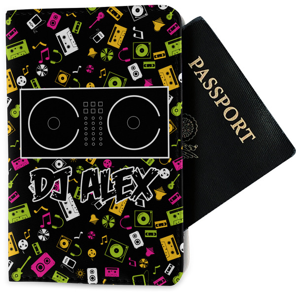 Custom Music DJ Master Passport Holder - Fabric w/ Name or Text