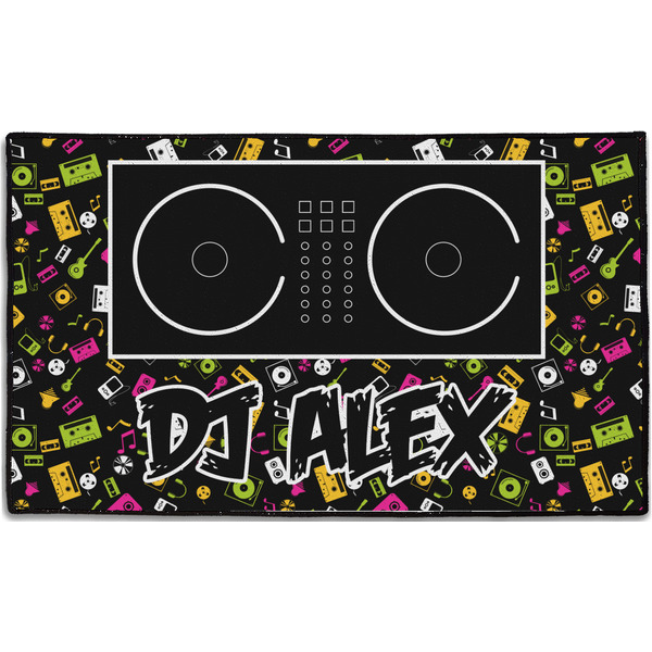Custom Music DJ Master Door Mat - 60"x36" w/ Name or Text