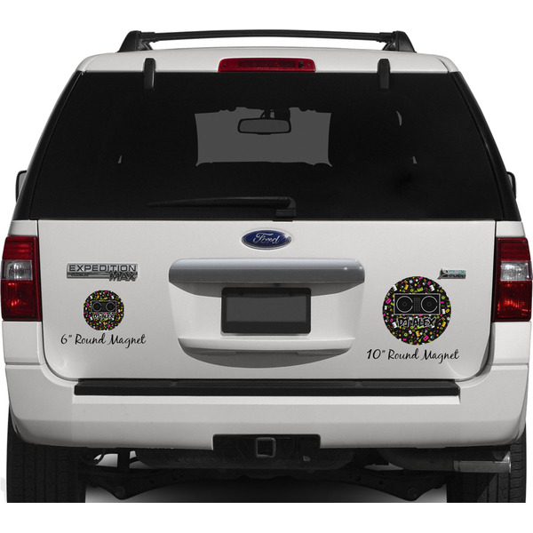 Music DJ Master Personalized Car Magnets on Ford Explorer