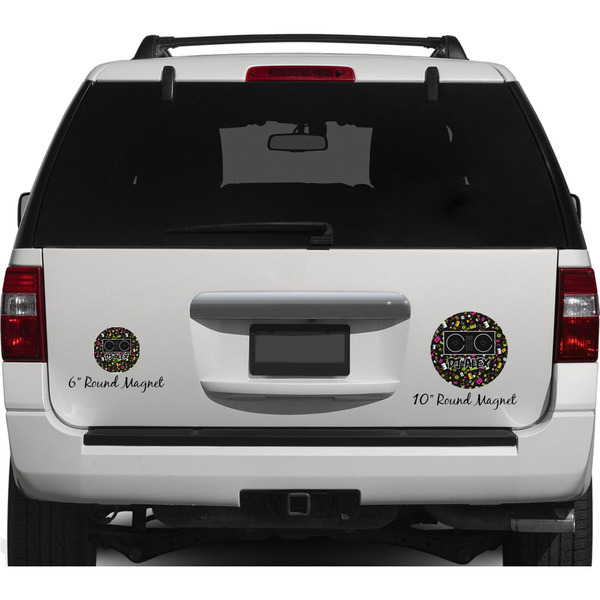 Music DJ Master Personalized Car Magnets on Ford Explorer