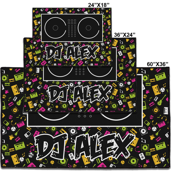 Music DJ Master Personalized Door Mat - Group Parent IMF