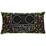 DJ Music Master Pillow Case - King w/ Name or Text