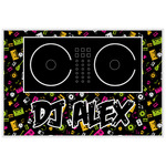 Music DJ Master Laminated Placemat w/ Name or Text