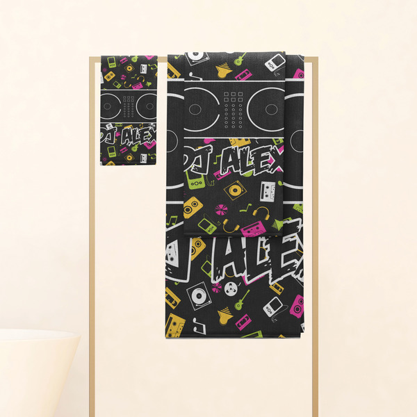 Music DJ Master Personalized Towel Set