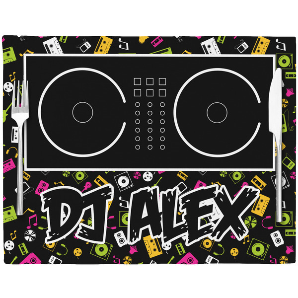 Music DJ Master Placemat with Props