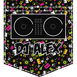 Music DJ Master Iron On Faux Pocket w/ Name or Text