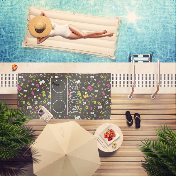 Music DJ Master Pool Towel Lifestyle