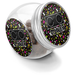 Music DJ Master Puppy Treat Jar (Personalized)