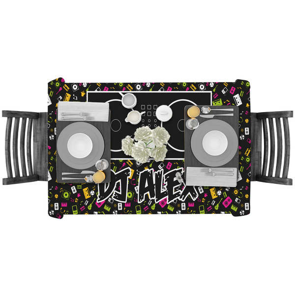 Music DJ Master Rectangular Tablecloths - LIFESTYLE