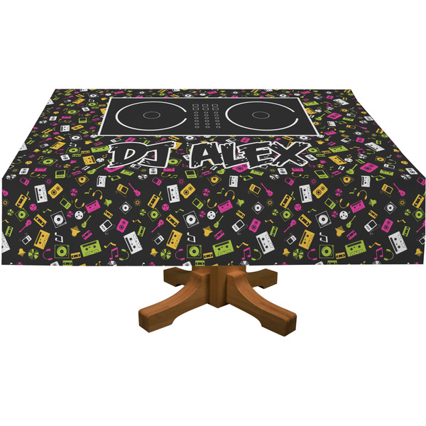 Music DJ Master Rectangular Tablecloths (Personalized)