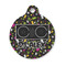 DJ Music Master Round Pet ID Tag - Small (Personalized)