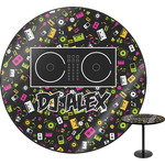 DJ Music Master Round Table - 30" (Personalized)