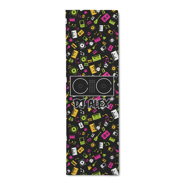 Custom DJ Music Master Runner Rug - 2.5'x8' w/ Name or Text