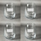 Music DJ Master Set of Four Personalized Stemless Wineglasses (Approval)
