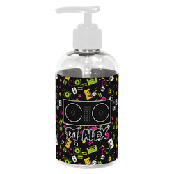 Music DJ Master Plastic Soap / Lotion Dispenser (8 oz - Small - White) (Personalized)