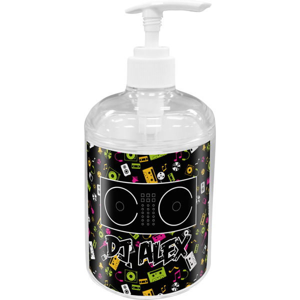 Custom Music DJ Master Acrylic Soap & Lotion Bottle (Personalized)