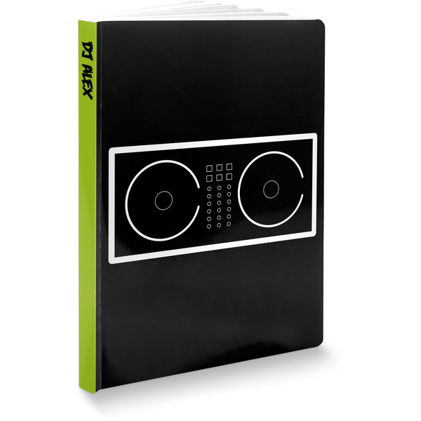 Custom Music DJ Master Softbound Notebook (Personalized)