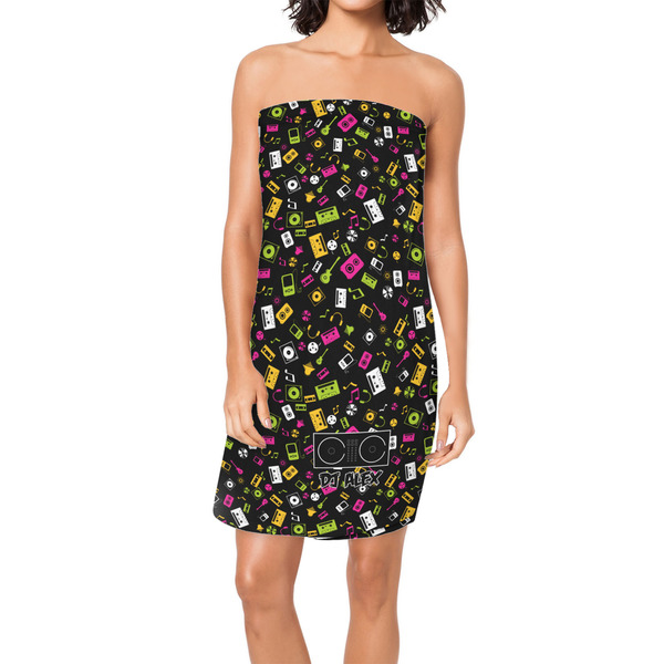 Custom Music DJ Master Spa / Bath Wrap w/ Name or Text