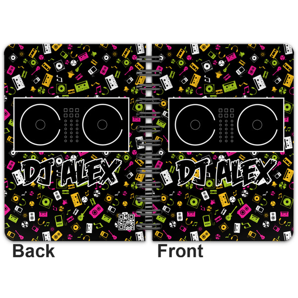 Music DJ Master Spiral Journal 5 x 7 - Apvl