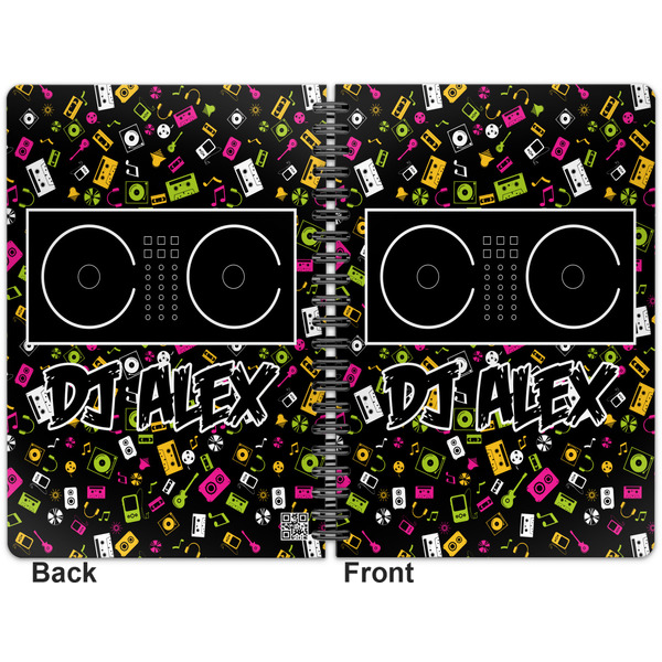 Music DJ Master Spiral Journal 7 x 10 - Apvl