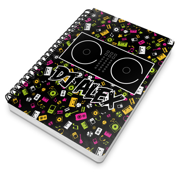 Music DJ Master Spiral Journal 7 x 10 - Main