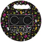 Music DJ Master Stadium Cushion (Round) (Personalized)