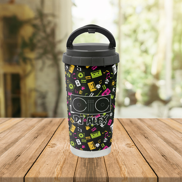 Music DJ Master Stainless Steel Travel Cup Lifestyle