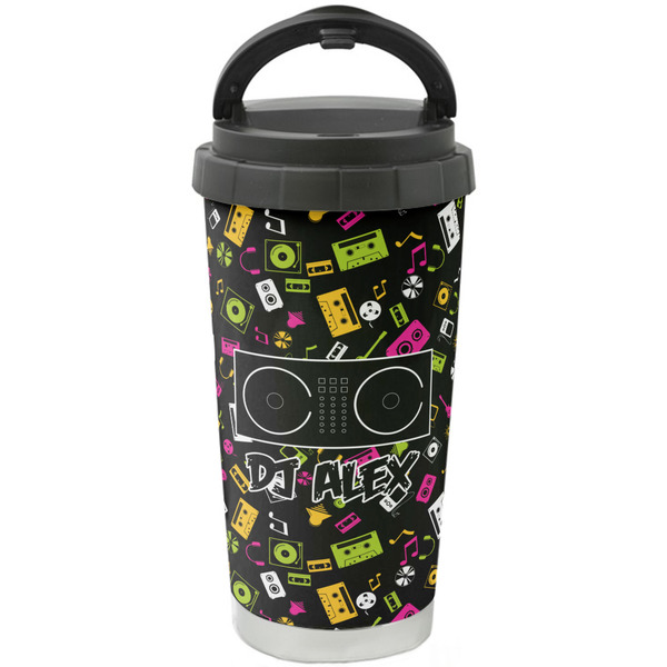 Custom Music DJ Master Stainless Steel Coffee Tumbler (Personalized)