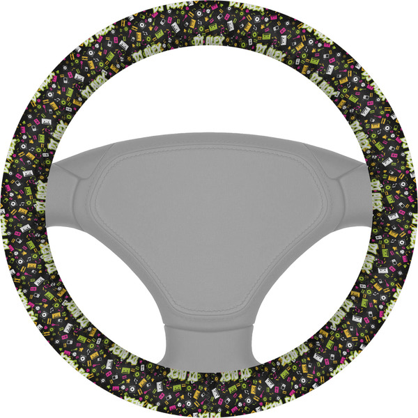 Custom Music DJ Master Steering Wheel Cover (Personalized)