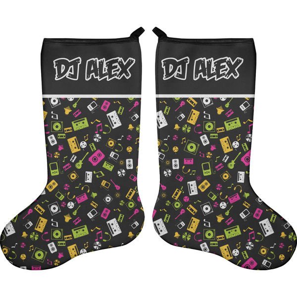 Music DJ Master Stocking - Double-Sided - Approval