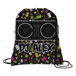 Music DJ Master Drawstring Backpack (Personalized)