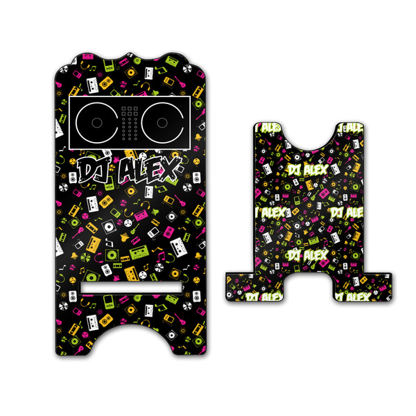 Music DJ Master Stylized Phone Stand - Front & Back - Large