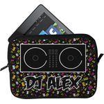Music DJ Master Tablet Case / Sleeve - Small w/ Name or Text