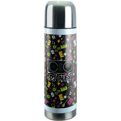 Music DJ Master Stainless Steel Thermos (Personalized)
