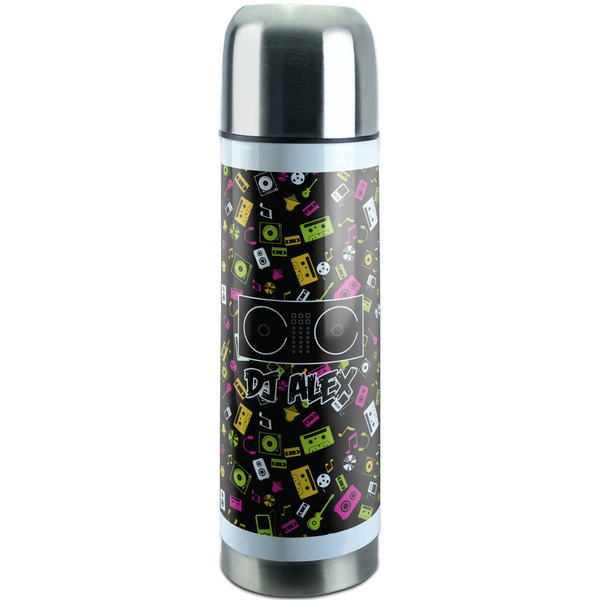 Custom Music DJ Master Stainless Steel Thermos (Personalized)