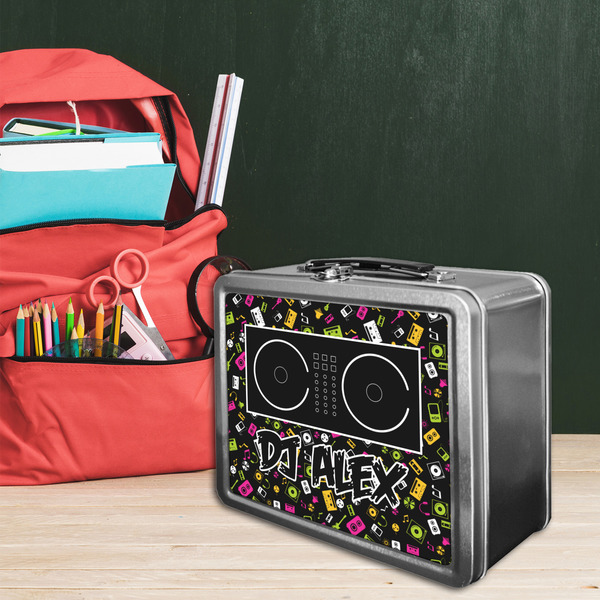Music DJ Master Tin Lunchbox - LIFESTYLE