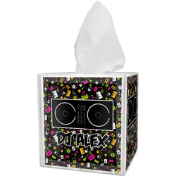 Music DJ Master Tissue Box Cover w/ Name or Text