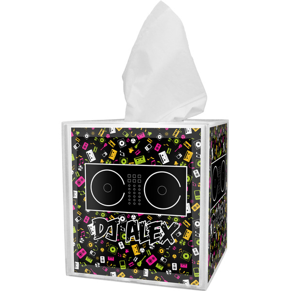 Custom Music DJ Master Tissue Box Cover w/ Name or Text