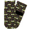 Music DJ Master Toddler Ankle Socks - Single Pair - Front and Back